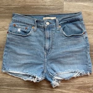Levi High Rise Shorts